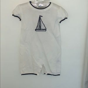 Jamie and jack baby boys sweater one-piece